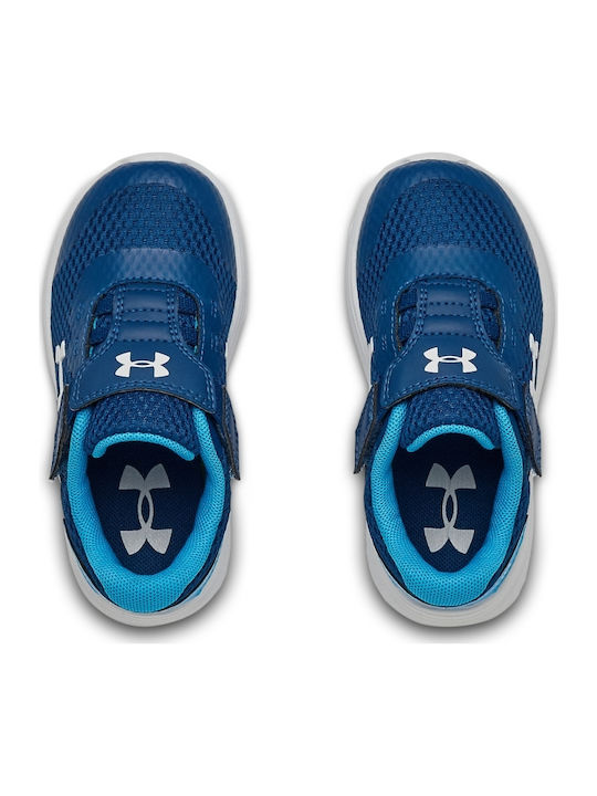 UA JR Inf Surge 2 AC Αθλητικά Παιδικά Παπούτσια Running με Σκρατς Μπλε