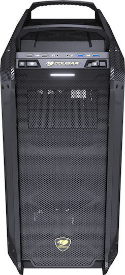 Cougar Panzer MAX-G Gaming Full Tower Κουτί Υπολογιστή με Πλαϊνό Παράθυρο Μαύρο