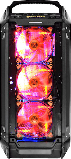 Cougar Panzer MAX-G Gaming Full Tower Κουτί Υπολογιστή με Πλαϊνό Παράθυρο Μαύρο