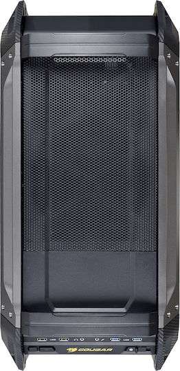 Cougar Panzer MAX-G Gaming Full Tower Κουτί Υπολογιστή με Πλαϊνό Παράθυρο Μαύρο