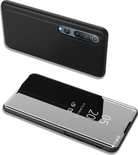 Hurtel Clear View Buchen Sie Kunststoff Schwarz (Xiaomi Mi 10 / Mi 10 Pro)
