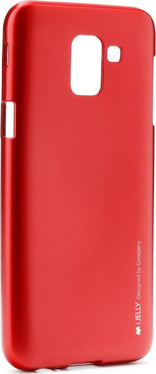 Mercury iJelly Back Cover Σιλικόνης Κόκκινο (Galaxy J6)