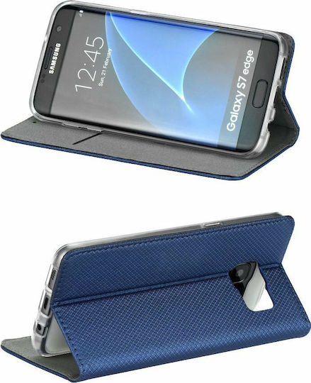 Forcell Smart Magnet Book Synthetic Leather Blue (Huawei P40 Lite E)