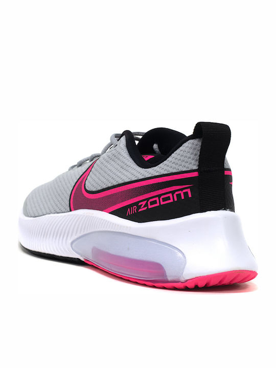 Air Zoom Arcadia Αθλητικά Παιδικά Παπούτσια Running με Κορδόνια Γκρι