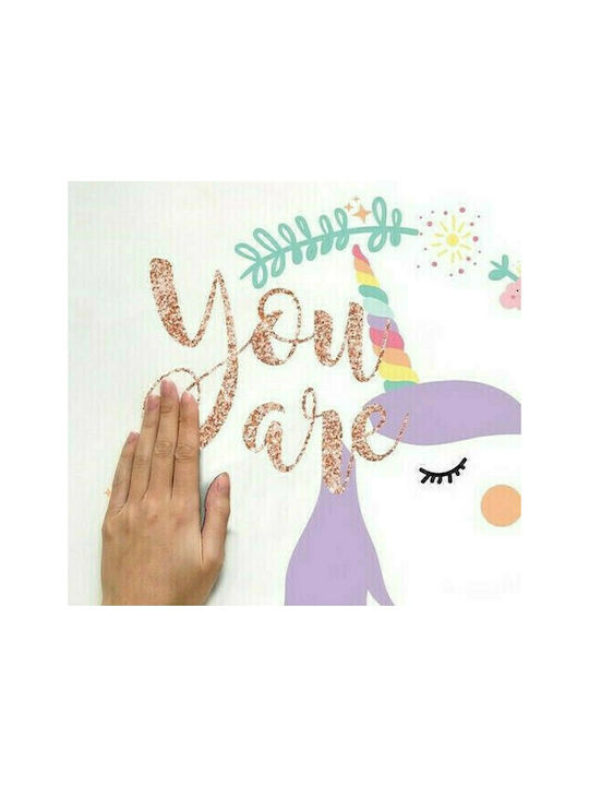 RoomMates Decor Παιδικό Διακοσμητικό Αυτοκόλλητο Τοίχου Unicorn Magic Glitter 6τμχ