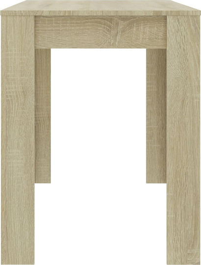 Tisch Speisesaal Klappbar Holz Sonoma 120x60x76cm