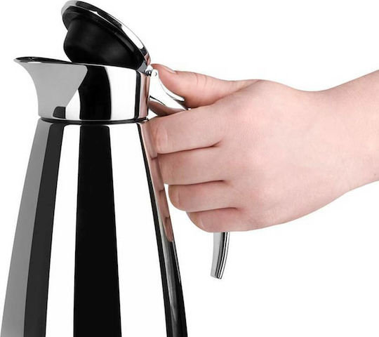 Emsa Eleganza Jug Κανάτα Θερμός Ανοξείδωτο 1.3lt Ασημί