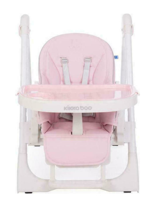 Kikka Boo Maple Baby Hochstuhl mit Höhenverstellbar Rosa