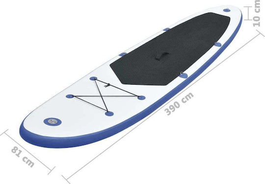 vidaXL Inflatable SUP Board with Length 3.9m White