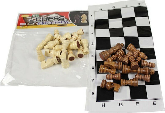 Pokeritems Ξύλινα Πιόνια για Σκάκι