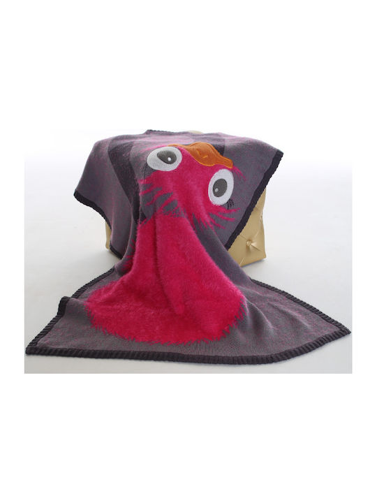 Bizzi Growin Κουβέρτα Αγκαλιάς & Λίκνου Olive Ostrich 70x90εκ.