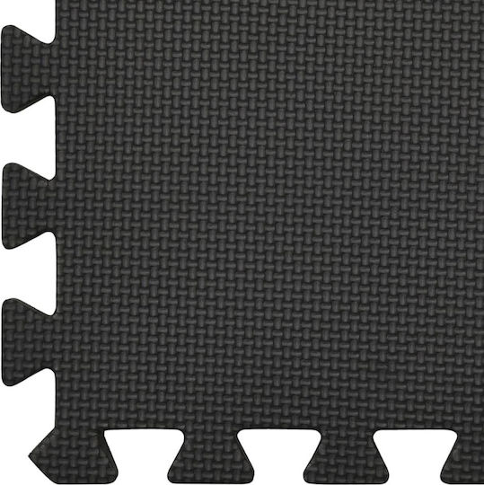 vidaXL Δάπεδα Παζλ Γυμναστηρίου Μαύρα 30x30x1cm 54τμχ