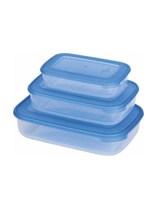 Venus Lunchbox Kunststoff Blau 3Stück