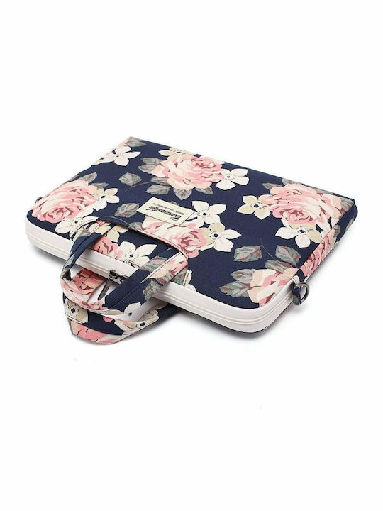 Canvaslife Canvaslife Τσάντα Ώμου / Χειρός για Laptop 14" Navy Rose