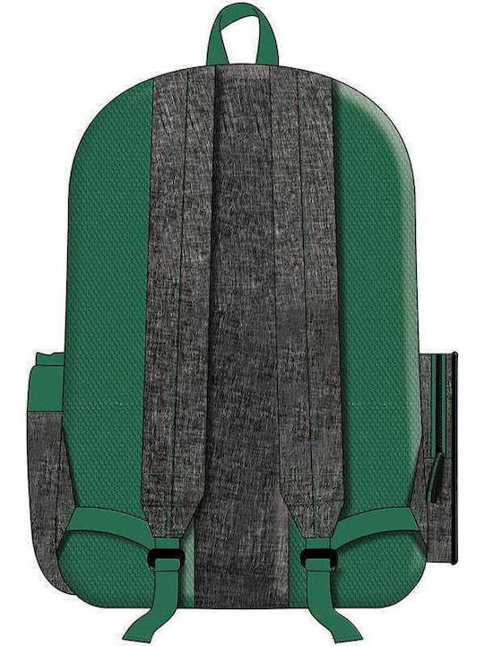 Graffiti Harry Potter Slytherin School Bag Backpack Elementary, Elementary in Gray color