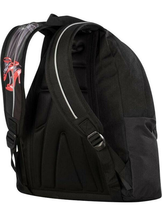 Polo Emotion Schädel Dame Schulranzen Rucksack Junior High-High School in Schwarz Farbe 20Es 2017