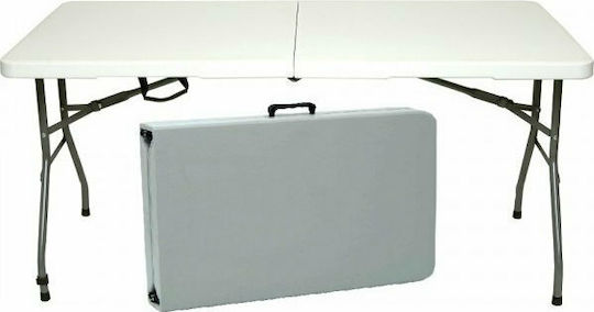 Masă Catering Pliabil 152x75.5x72buc Alb Masă Catering Pliabil 152x75.5x72buc Alb