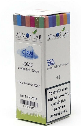 Atmoslab Cloud Никотин 20мг 50/50 VG/PG 10мл