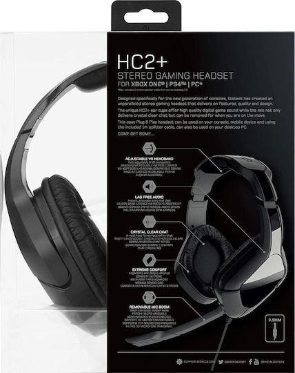 Gioteck HC2 Plus Over Ear Gaming Headset με σύνδεση 3.5mm