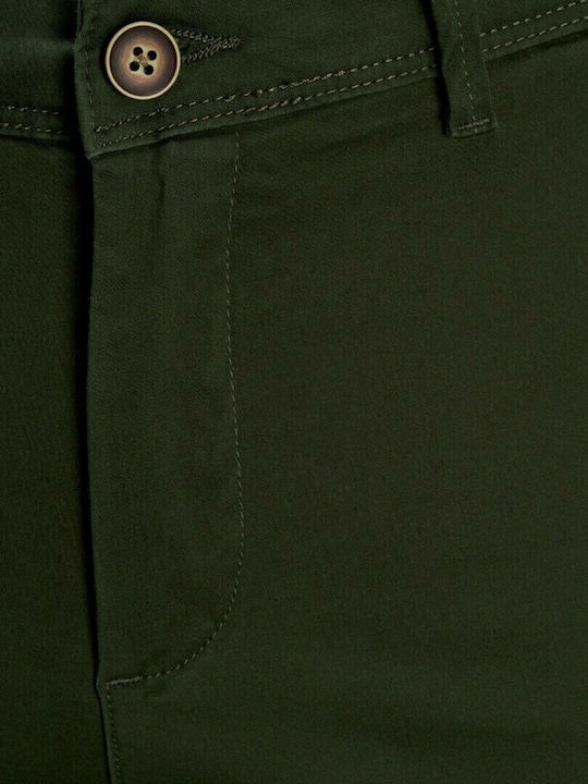MARCO Παντελόνι Chino Ελαστικό σε Slim Εφαρμογή Forest Night