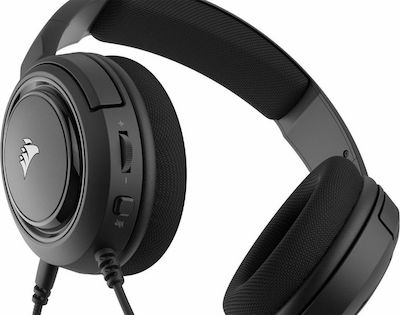Corsair HS45 Surround Надушници Геймърски слушалки с връзка 3,5 мм / USB Черен
