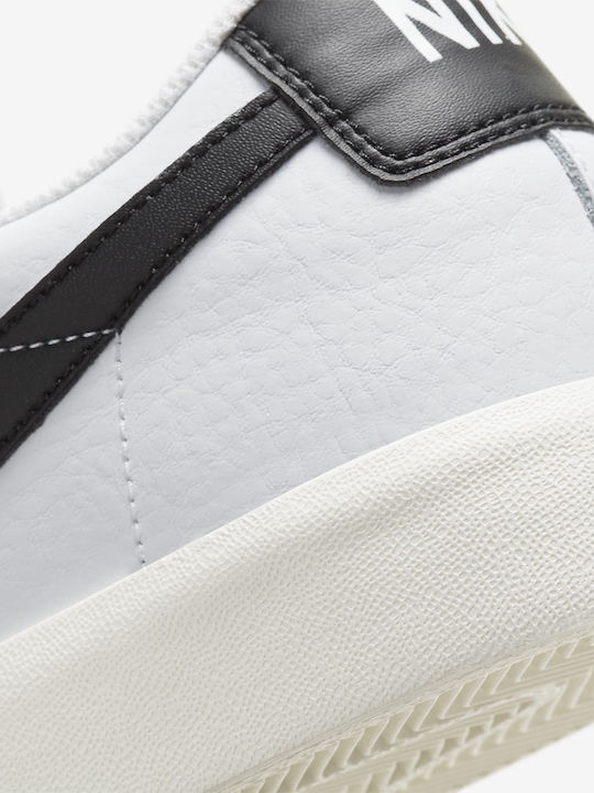Blazer Low Leather Sneakers White