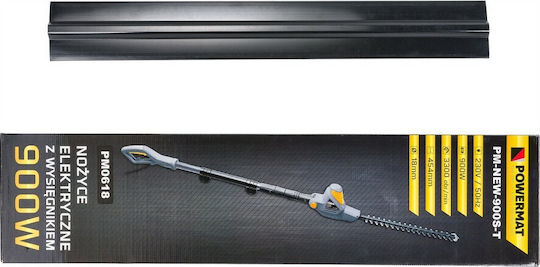 Powermat PM-NEW-900S-T Foarfecă Electrică Gard Viu 900W Telescopică cu Lungimea Lamelor 45.4cm