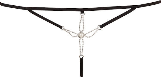 Cottelli Collection Starfish String Γυναικείο Sexy String Black