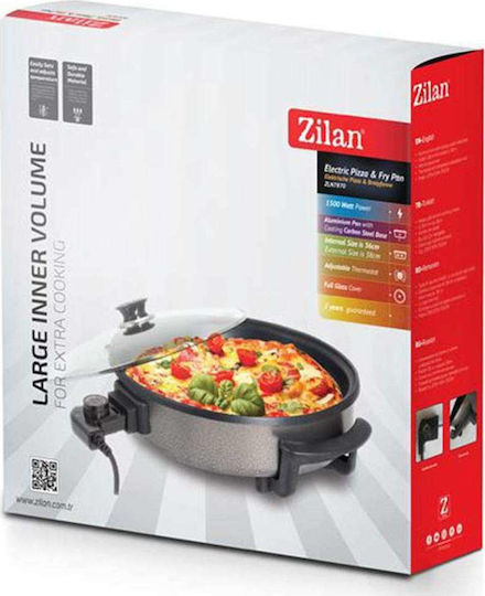 Zilan Teppanyaki Utensil with Adjustable Thermostat 1500W 36x36cm.