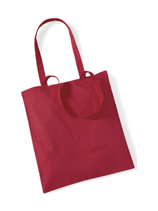 Westford Mill W101 Cotton Shopping Bag Classic Red