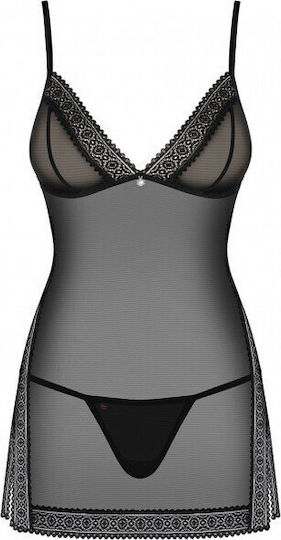 Obsessive Σετ Sexy Babydoll Black