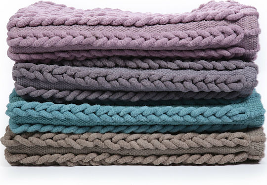 Nef-Nef Homeware Non-Slip Bath Mat Supreme 025309 025309 Aqua 60x90cm