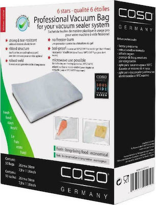 Caso Cooking Bag Grainy Vacuum Sealer Bag 200x300mm 50pcs