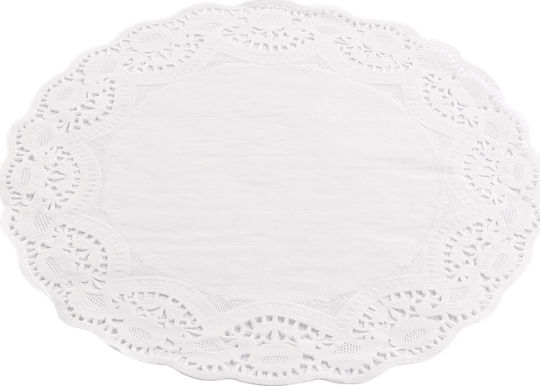 Sabert Tablecloth White Lace 28cm 250pcs