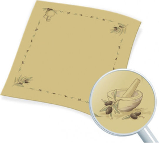 Endless Greaseproof Paper Olive Tablecloth Brown 130x100cm 110pcs