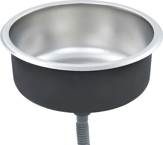 vidaXL Ένθετος Νεροχύτης Inox Brushed Μ42xΠ42cm Ασημί