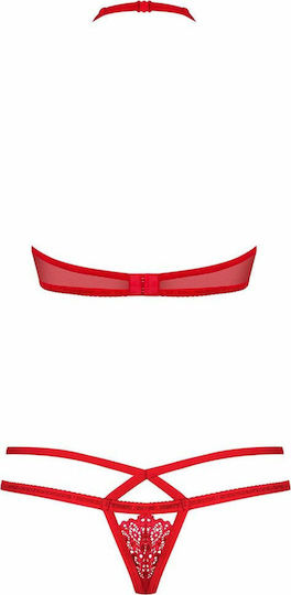 Obsessive Секси Комплект Бельо Red 113371