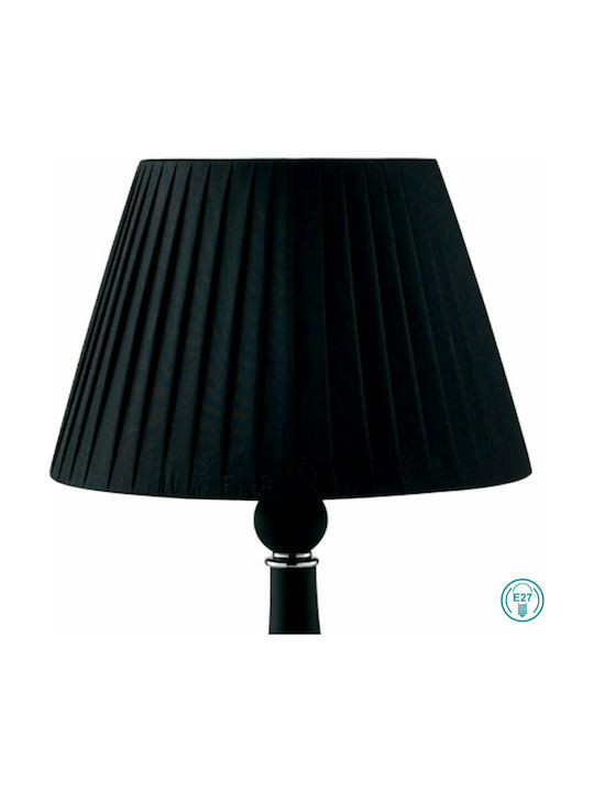 Fan Europe Alfiere Metal Table Lamp for Socket E27 with Black Shade and Base