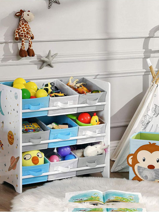 Kids Floor Shelving Unit Multicolour 62.5x29.5x60cm