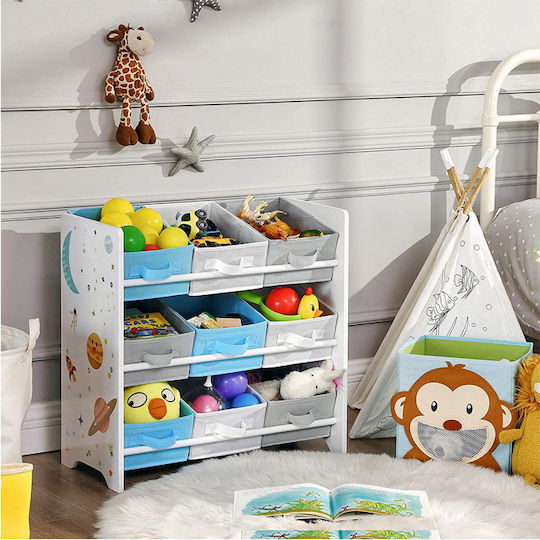 Kids Floor Shelving Unit Multicolour 62.5x29.5x60cm