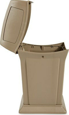 Rubbermaid Ranger Plastic Waste Bin 170lt Beige