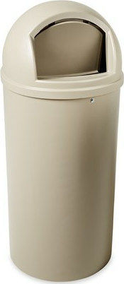 Rubbermaid Kunststoff Gewerbliche Abfallbehälter Abfall Marshal 95Es Beige