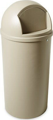 Rubbermaid Kunststoff Gewerbliche Abfallbehälter Abfall Marshal 95Es Beige