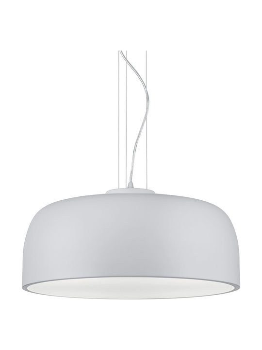 Trio Lighting Baron Lustră O singură lumină pentru Soclu E27 Alb