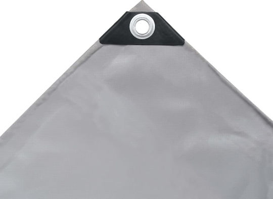 vidaXL Impermeabil Prelată 650gr/m² 6x8m. Heavy Duty Gri