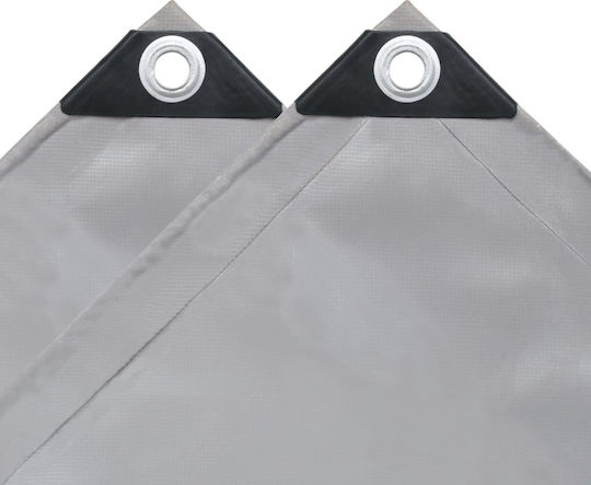 vidaXL Impermeabil Prelată 650gr/m² 6x8m. Heavy Duty Gri