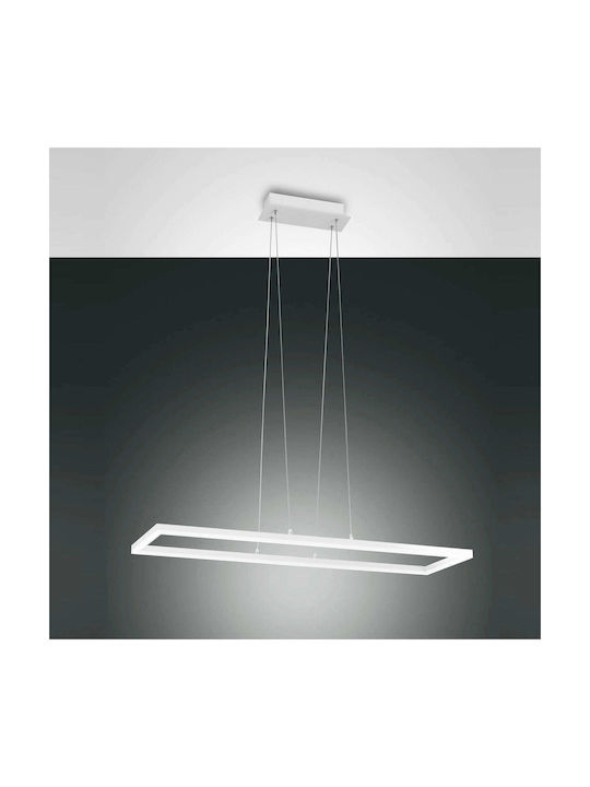 Fabas Luce Bard Pendant Light LED with Warm White Light White