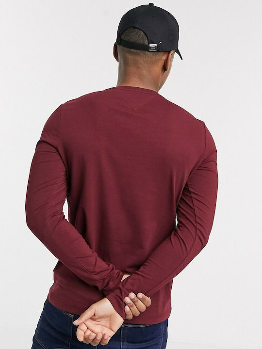 Long Sleeve Blouse Burgundy