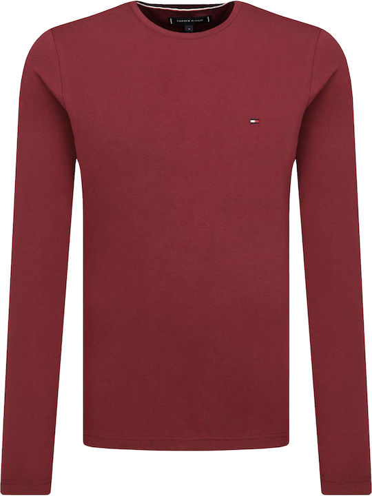 Long Sleeve Blouse Burgundy