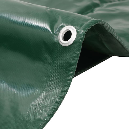 vidaXL Waterproof Tarpaulin 650gr/m² 2x3m. Heavy Duty Green